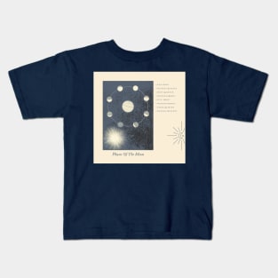 The Moon Phases Kids T-Shirt